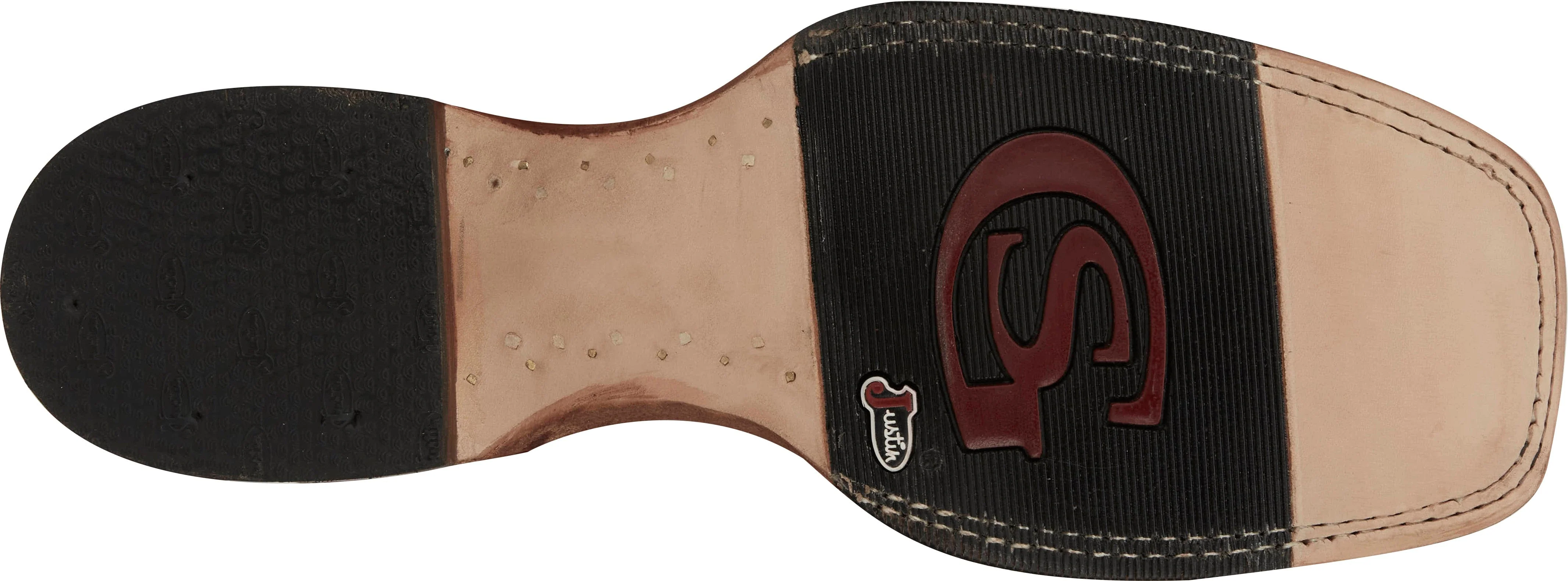 Justin Men's George Strait Haggard Tan Caiman Square Toe Exotic Western Boots GR5706 - Image 8