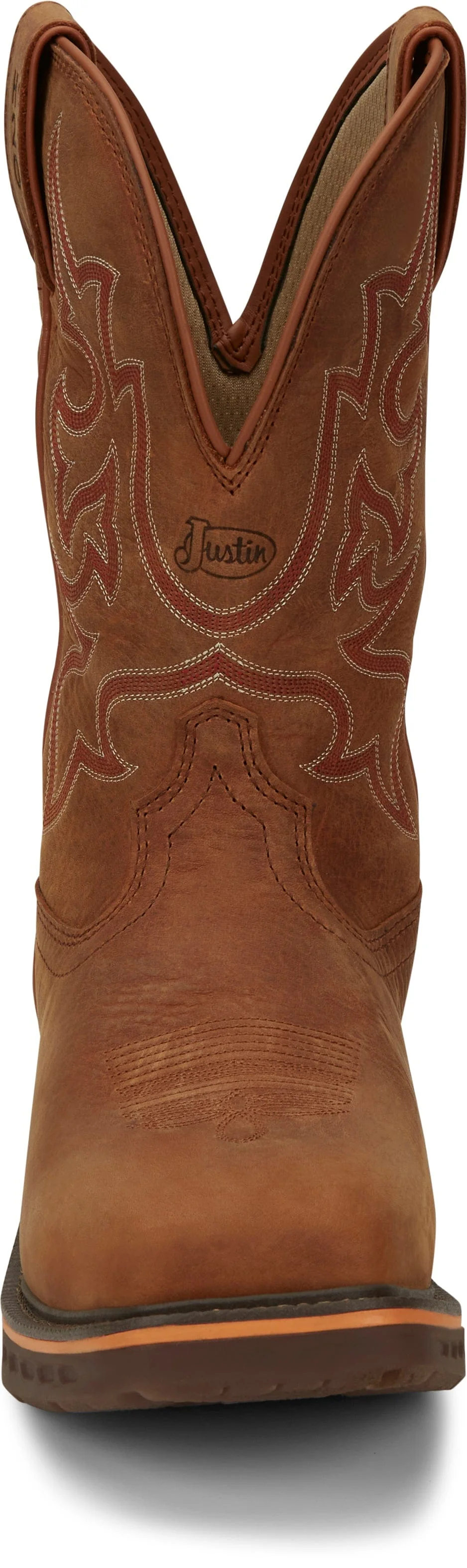 Justin Men's Resistor Russet Brown Nano Comp Toe Work Boots CR4016 - Image 6