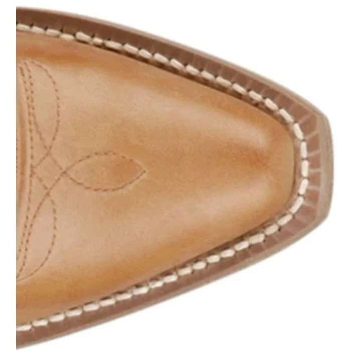 Justin Women's Antique Tan May Floral Inlay Western Boots VN4456 - Image 7