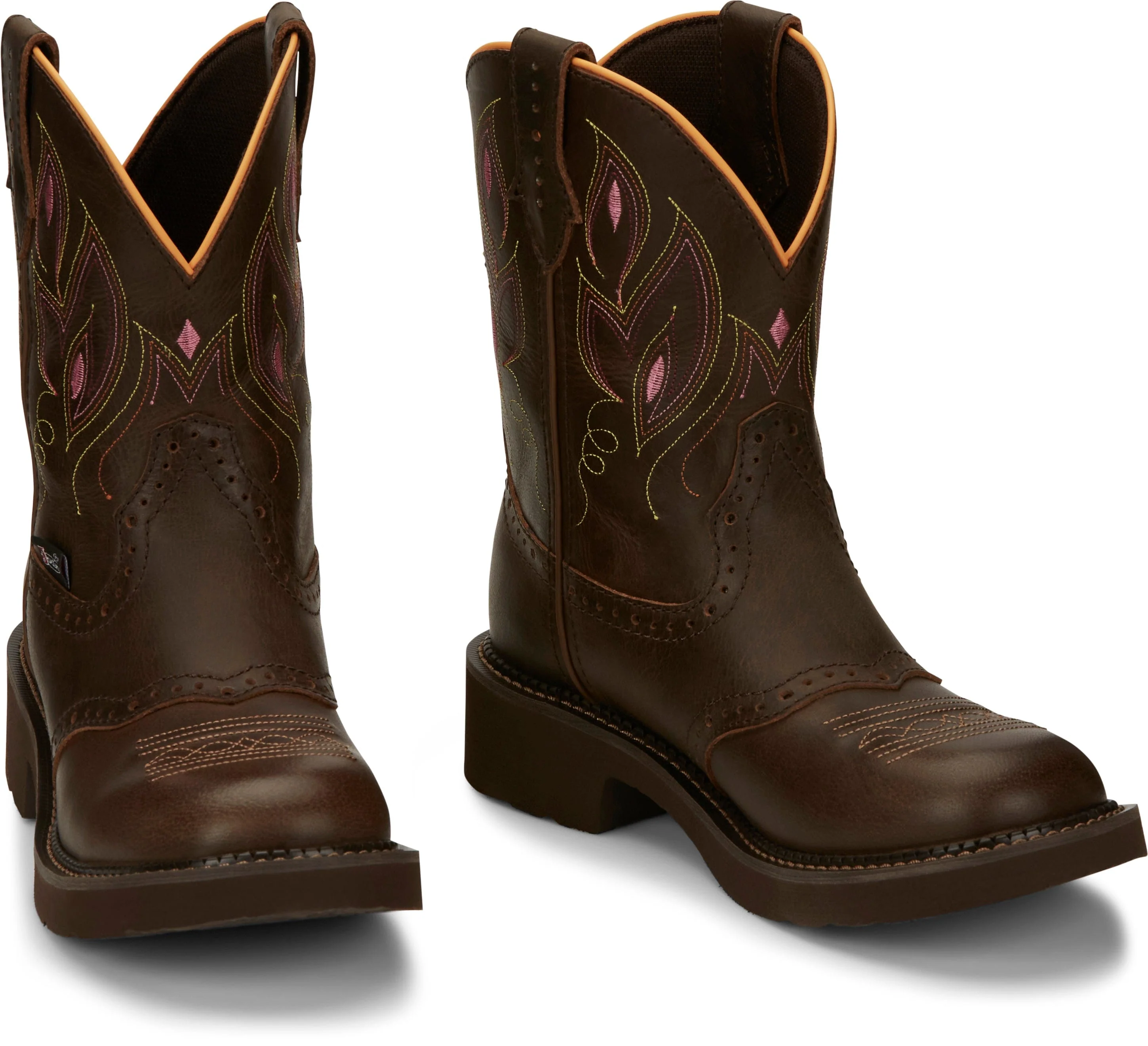 Justin Women's Gypsy Gemma Dark Brown Square Toe Western Boots GY9526 - Image 11