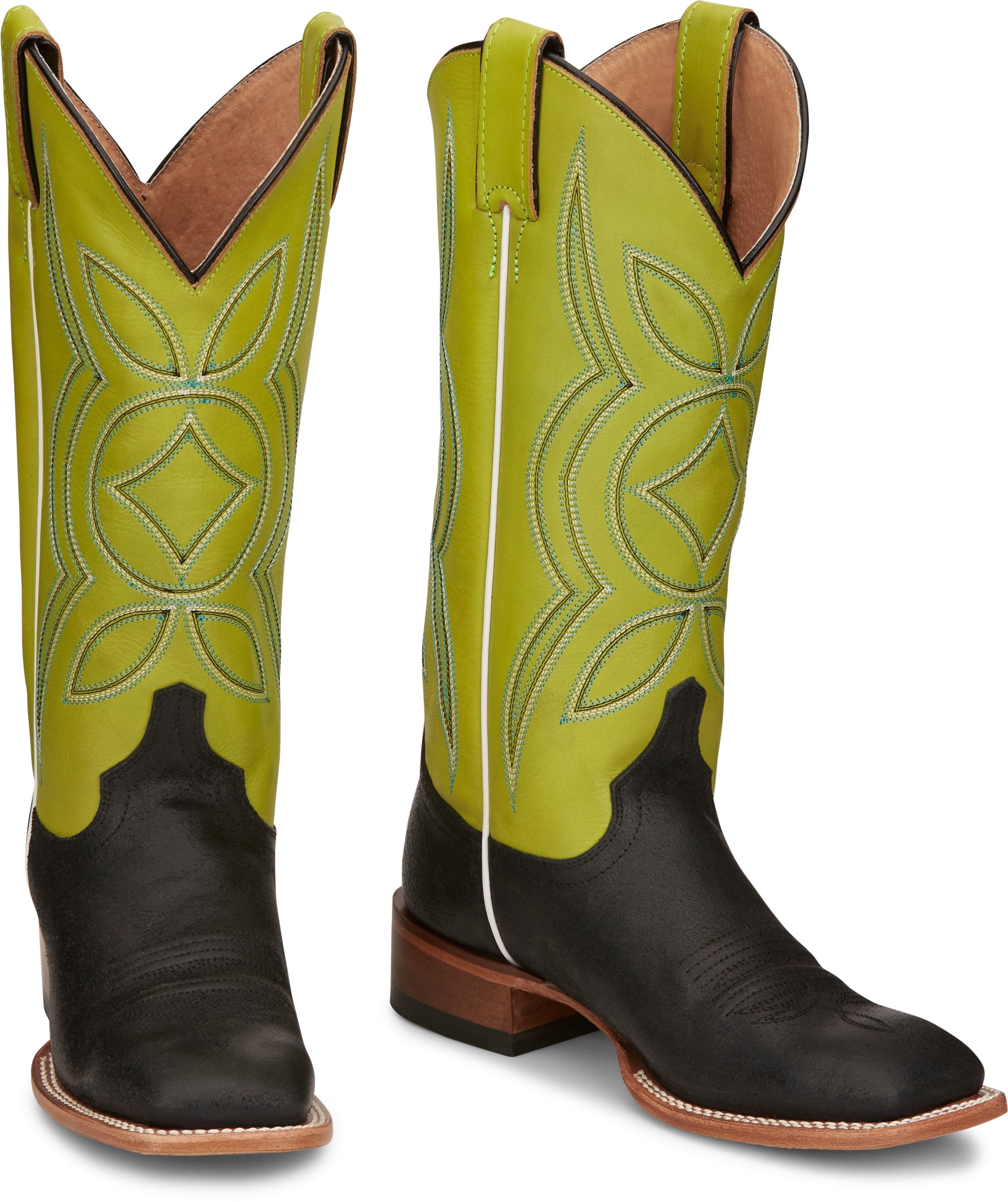 Justin Women's Minick Dusk Black Cowgirl Boots JP2600 - Image 8