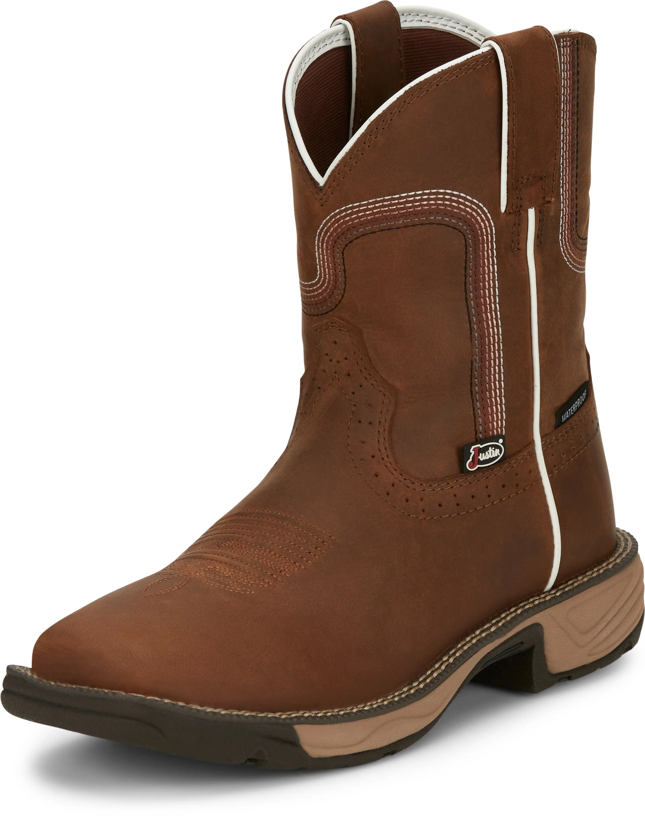 Justin Women's Stampede Rush Waterproof Composite Toe Work Boots SE4359 - Image 8