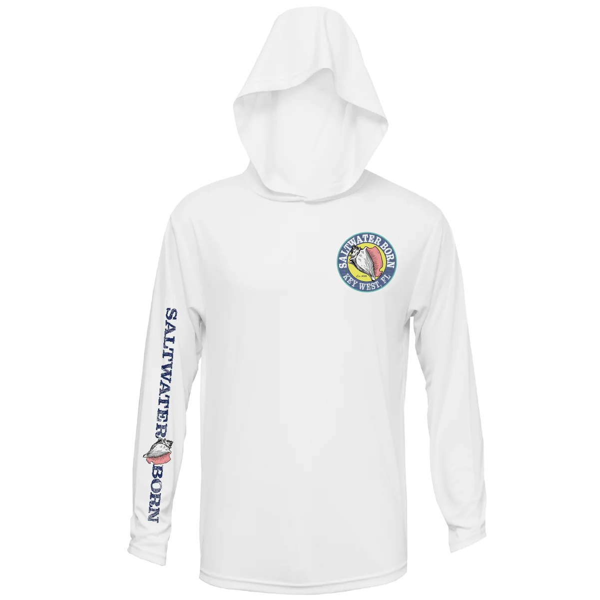 Key West, FL Action Mahi Long Sleeve UPF 50+ Dry-Fit Hoodie - Image 4