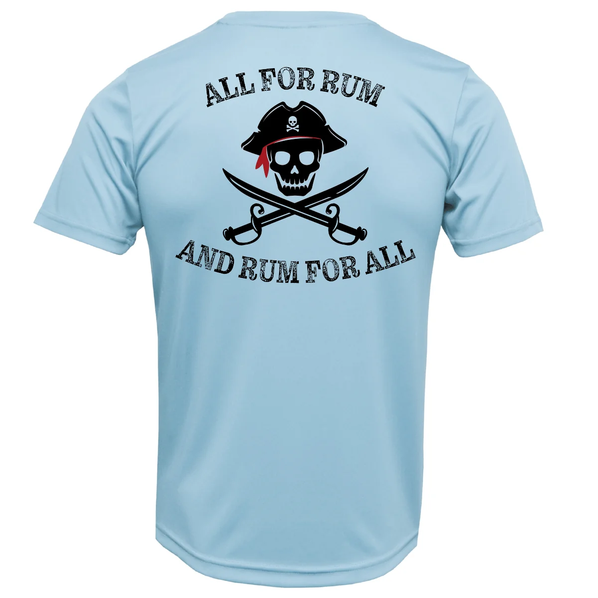 Key West, FL "All For Rum and Rum For All" Men's Short Sleeve UPF 50+ Dry-Fit Shirt - Image 9