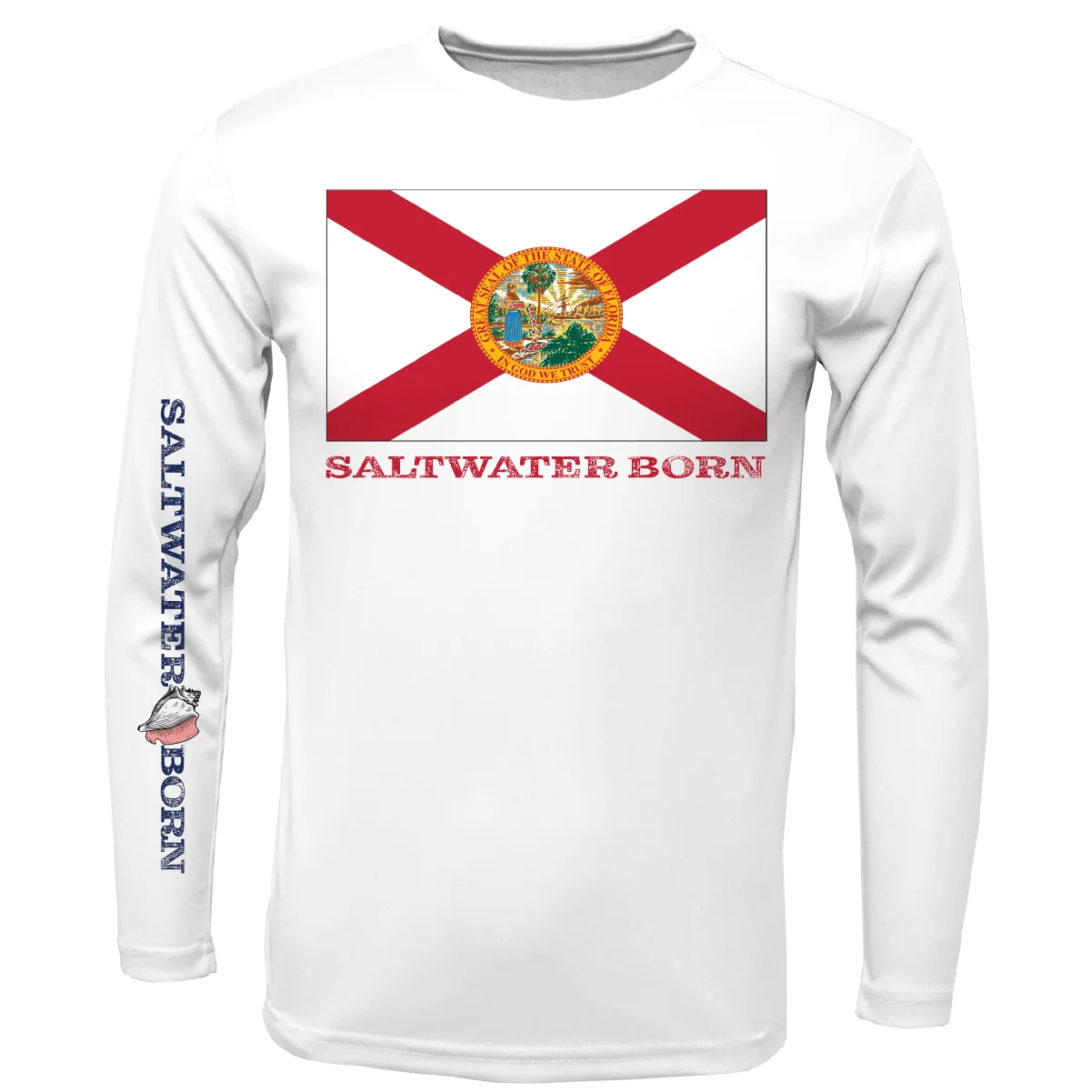 Key West, FL Florida Flag Long Sleeve UPF 50+ Dry-Fit Shirt - Image 7
