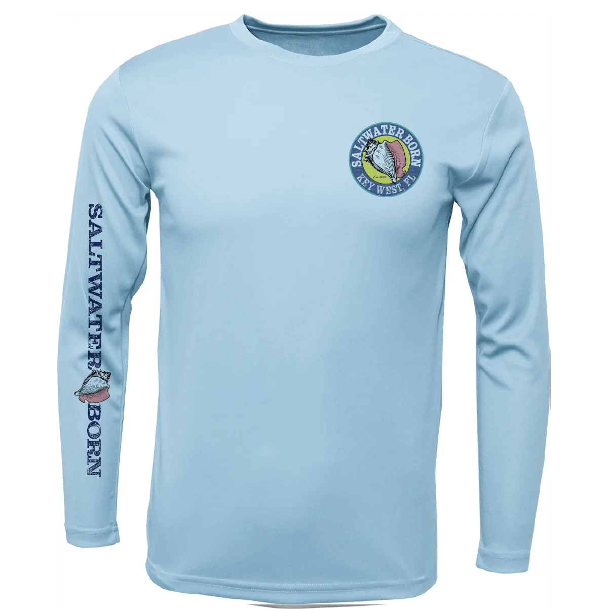 Key West, FL Jumbo Shrimp Long Sleeve UPF 50+ Dry-Fit Shirt - Image 4