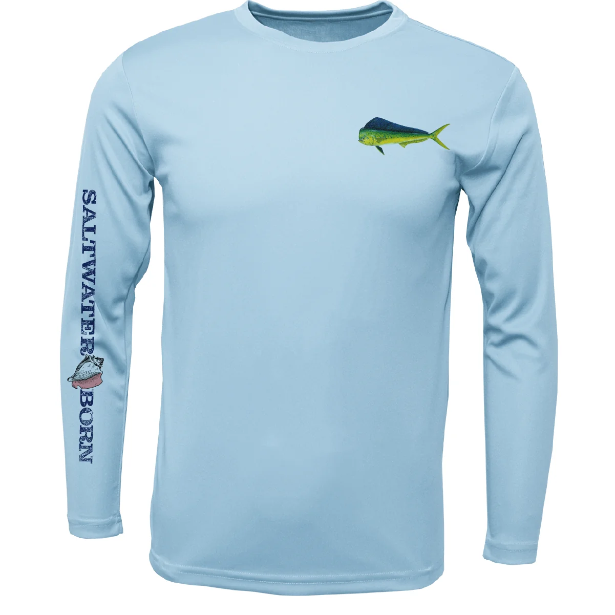 Key West, FL Mahi on Chest Long Sleeve UPF 50+ Dry-Fit Shirt - Image 3