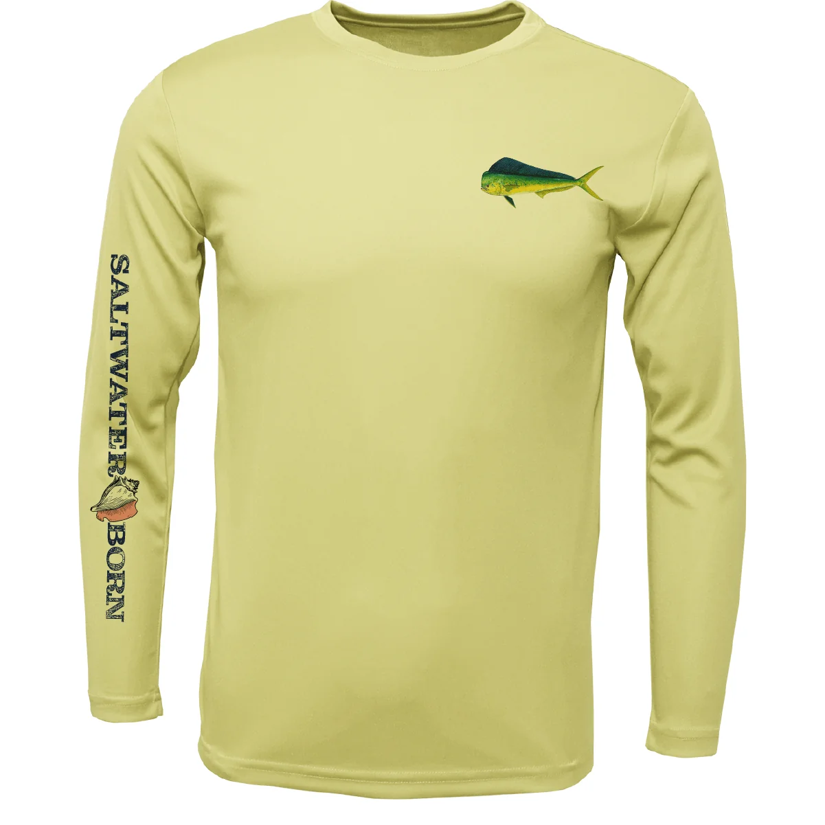 Key West, FL Mahi on Chest Long Sleeve UPF 50+ Dry-Fit Shirt - Image 7