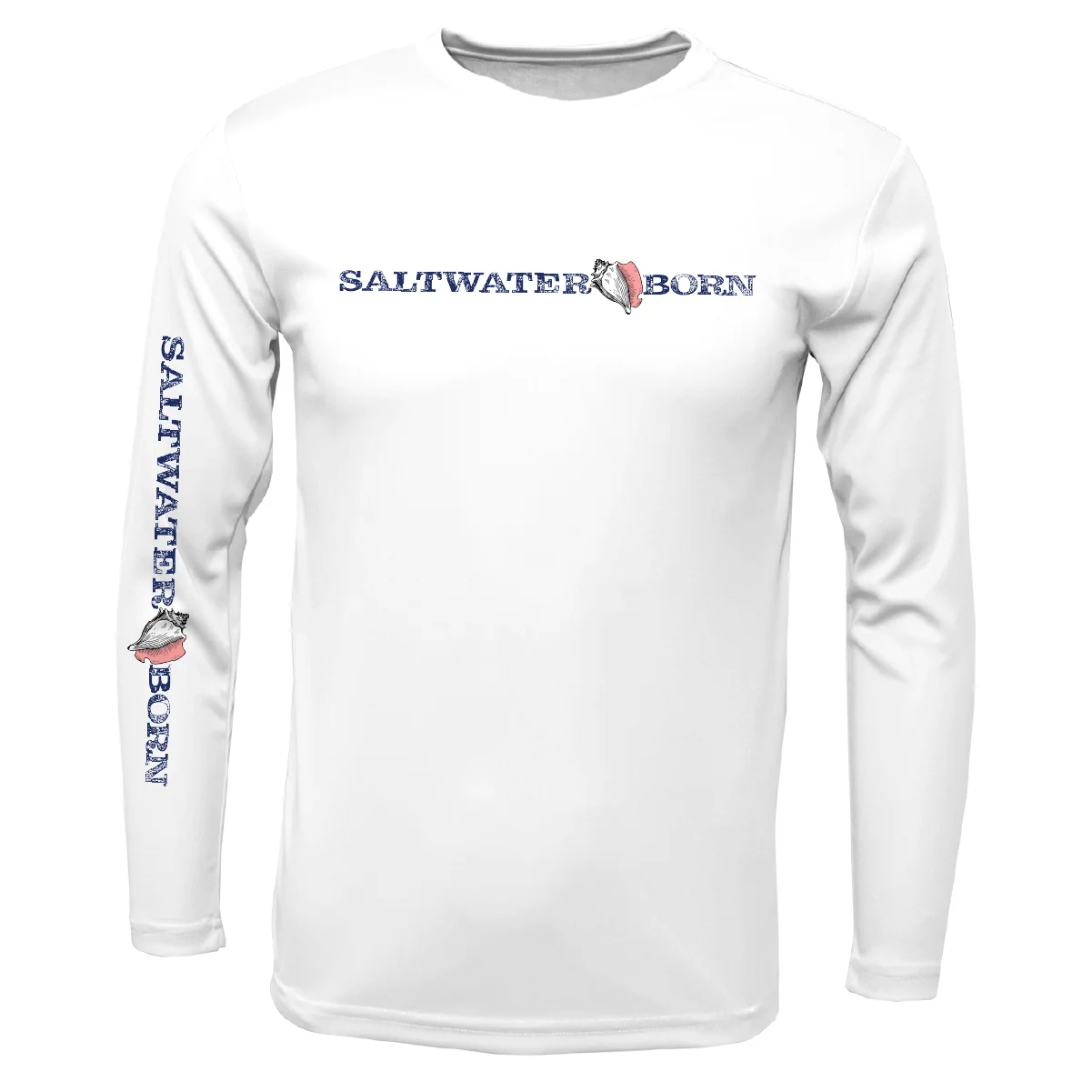 Key West, FL Saltwater Born Boy's Long-Sleeve UPF 50+ Dry-Fit Shirt - Image 9