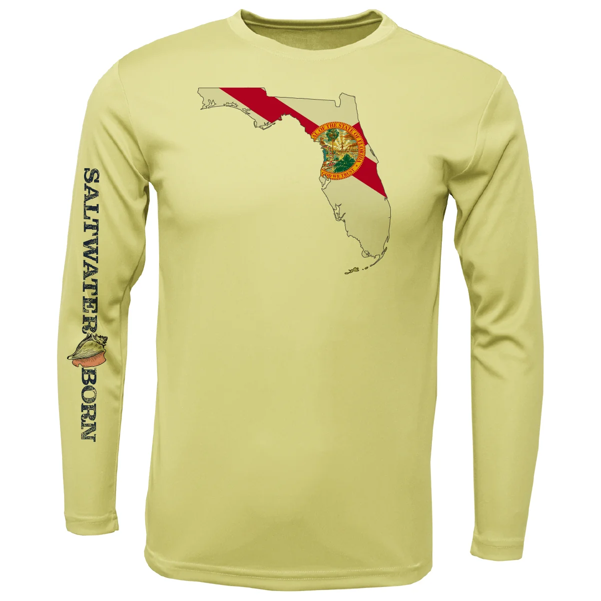 Key West, FL State of Florida Long Sleeve UPF 50+ Dry-Fit Shirt - Image 3