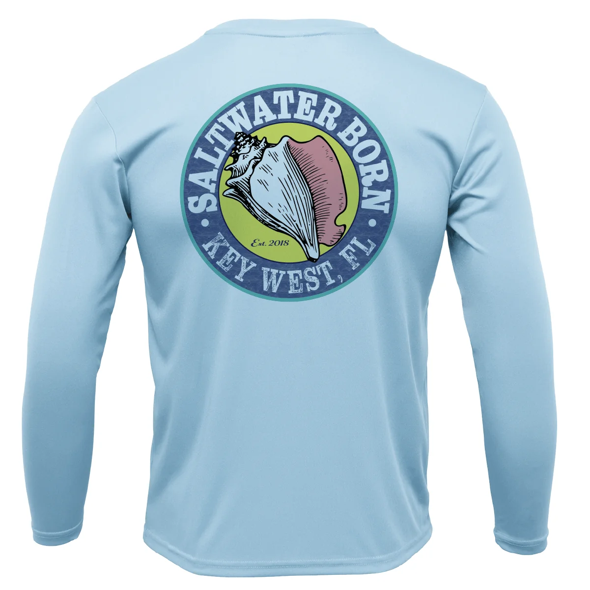 Key West, Florida USA Long Sleeve UPF 50+ Dry-Fit Shirt - Image 2
