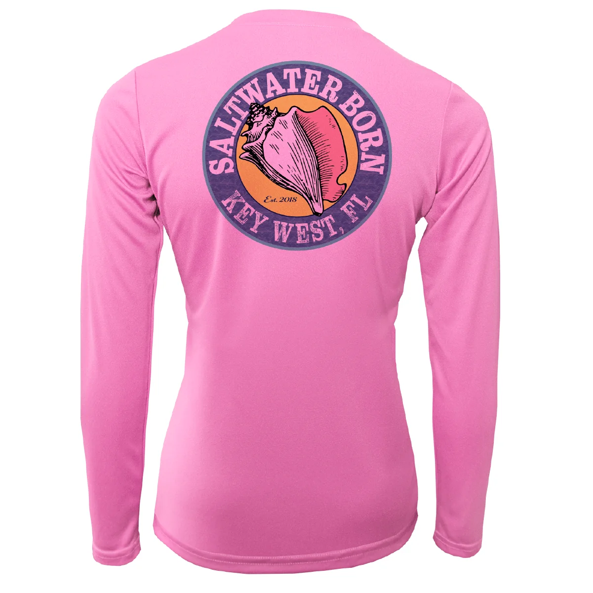 Key West Horseshoe Crab Women's Long Sleeve UPF 50+ Dry-Fit Shirt - Image 2
