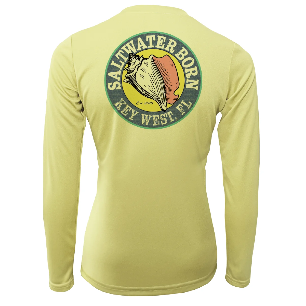 Key West Horseshoe Crab Women's Long Sleeve UPF 50+ Dry-Fit Shirt - Image 5