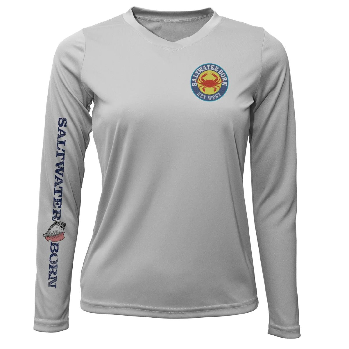 Key West Steamed Crab Women's Long Sleeve UPF 50+ Dry-Fit Shirt - Image 11