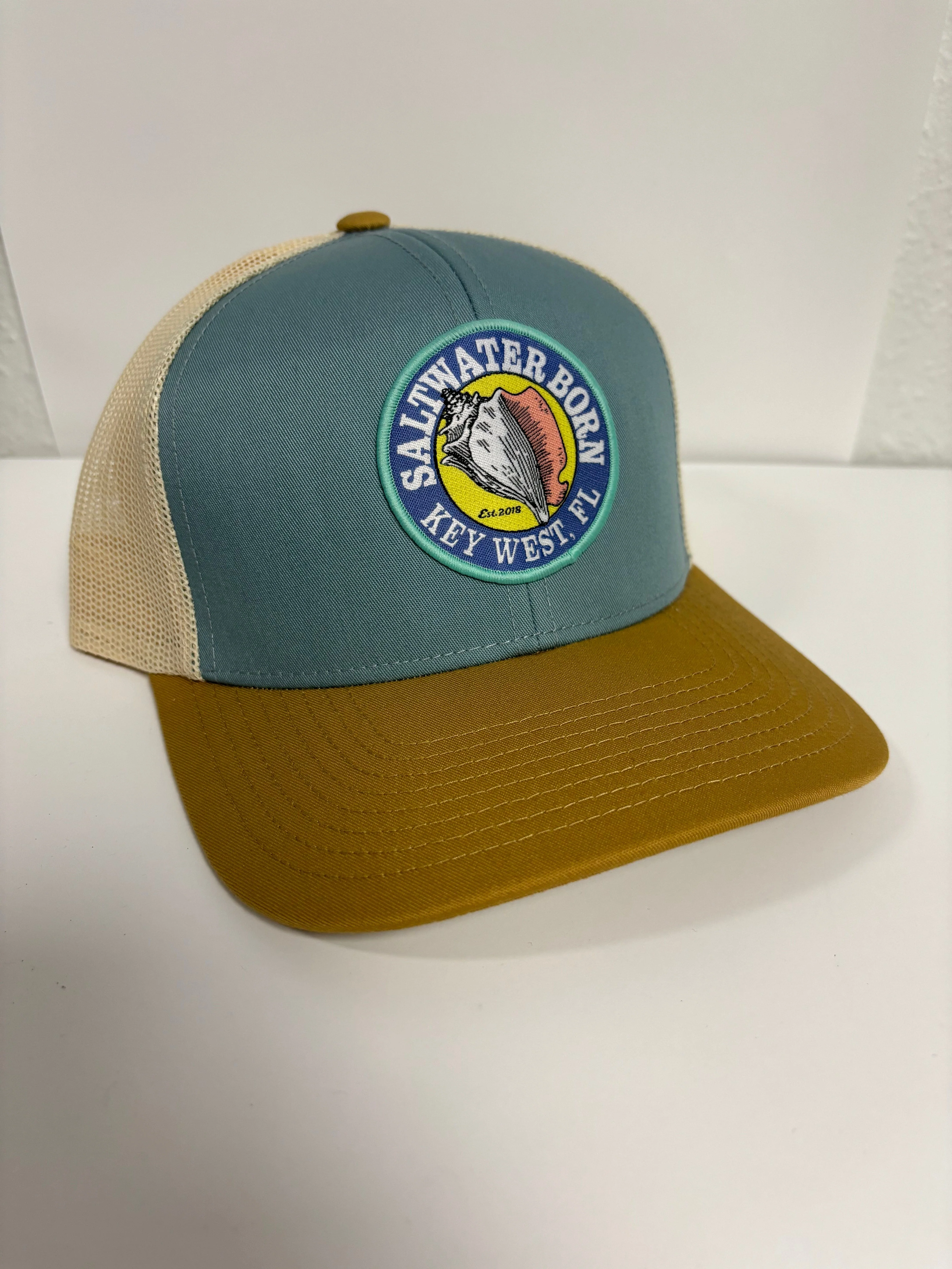 Key West Structured Mesh Trucker Hat - Image 8