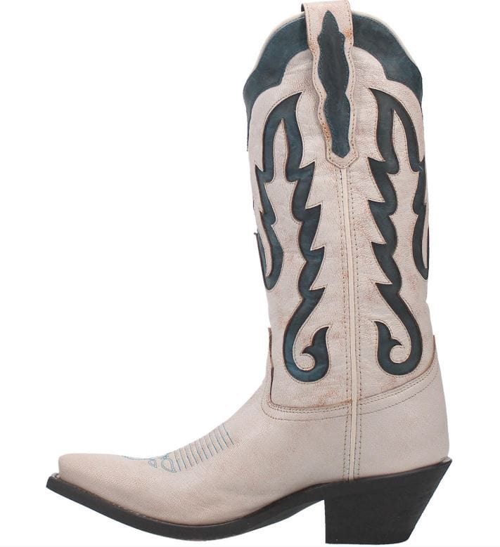 Laredo Women's Keyla Off White Cowgirl Boots LA1049 - Image 2