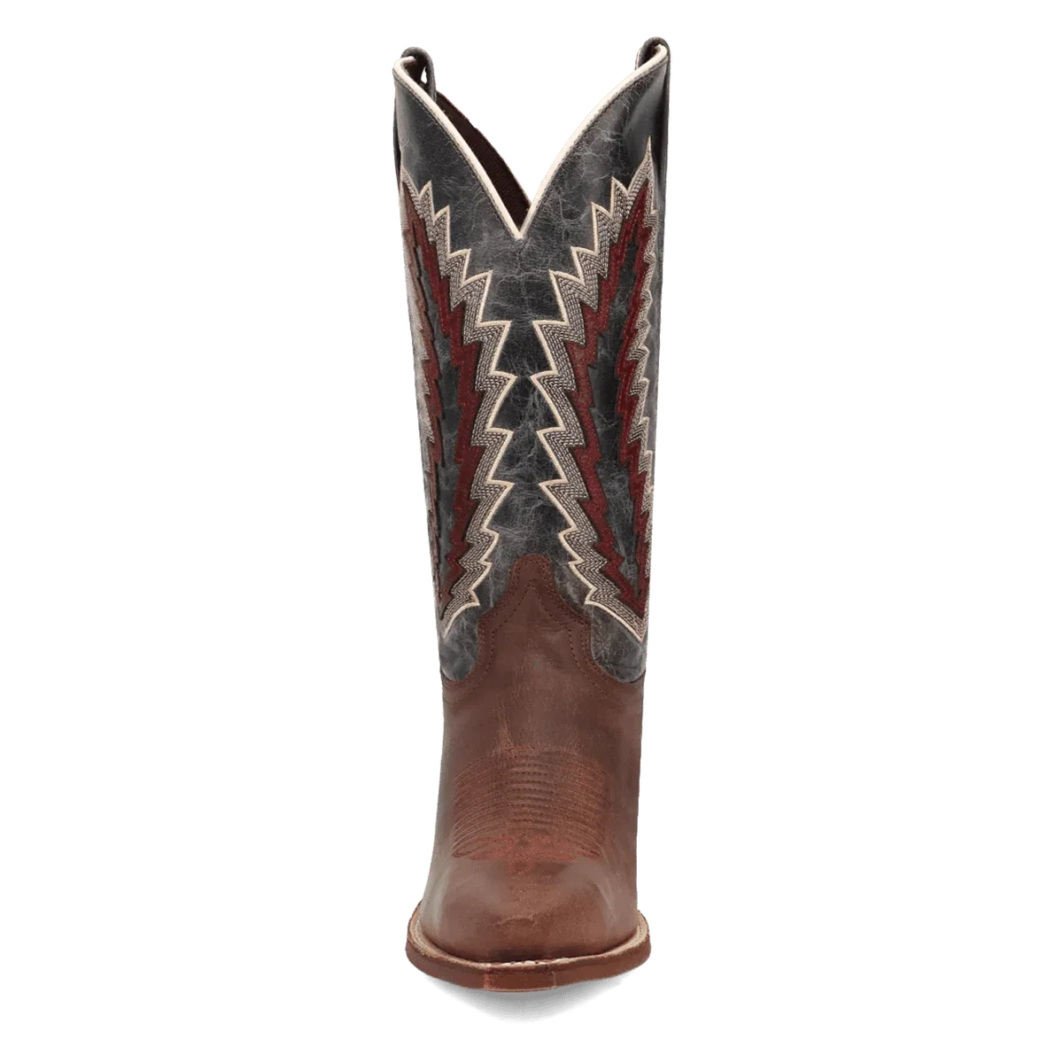 Laredo Women's Dark Brown & Navy Cadence Western Boots 20029 - Image 4