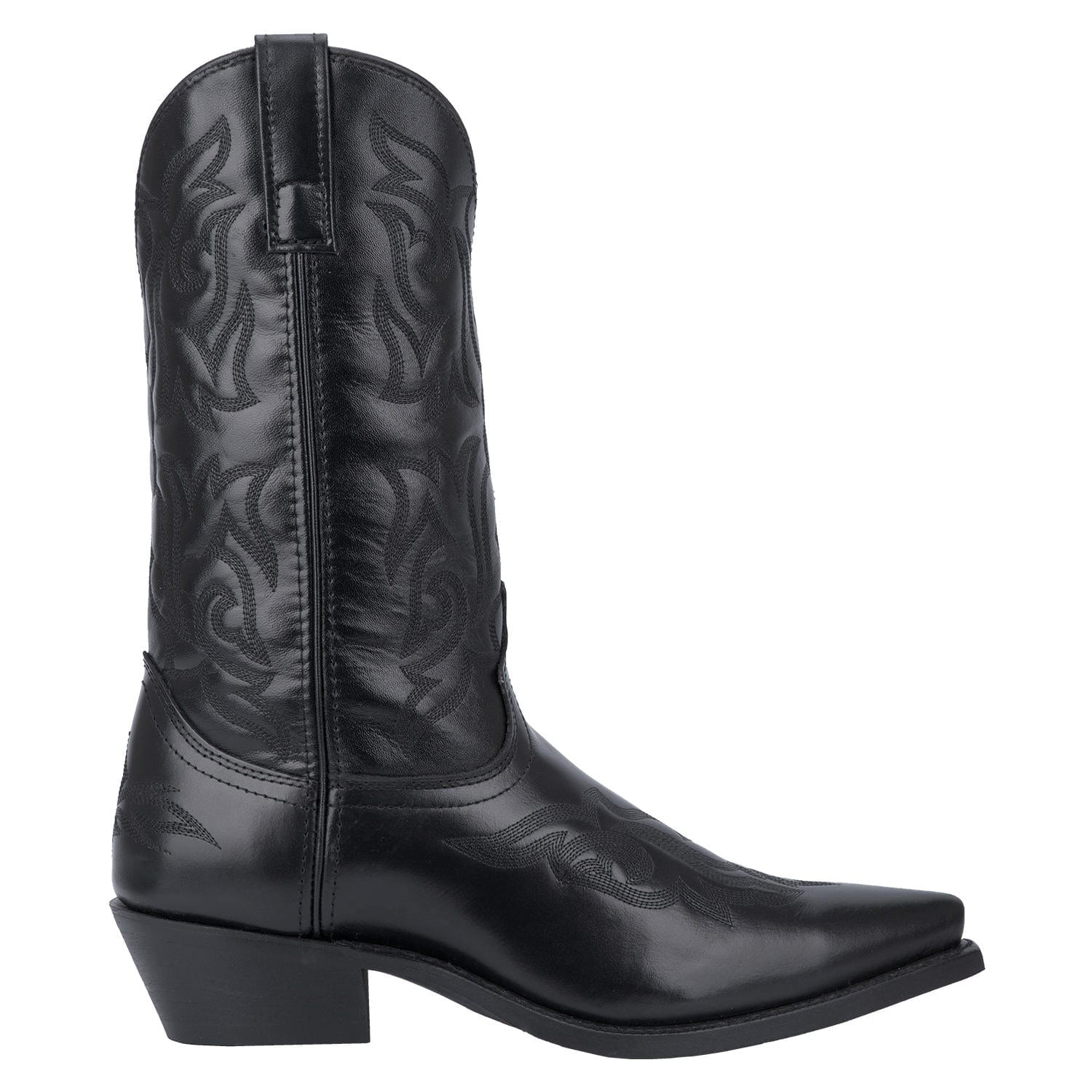 Laredo Men's Hawk Black Leather Cowboy Boots 6860 - Image 2