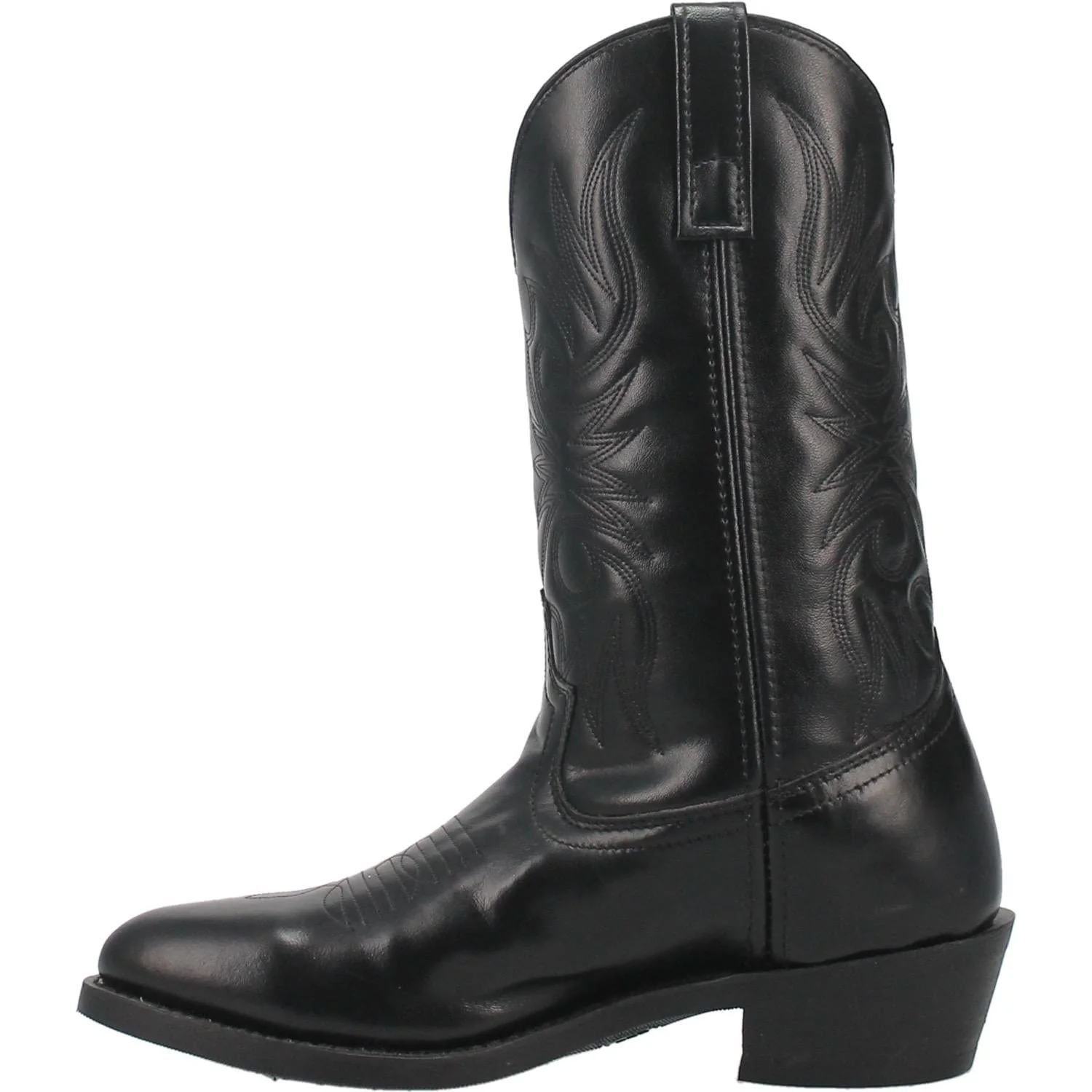Laredo Men's Paris Black Leather Cowboy Boots 4240 - Image 5