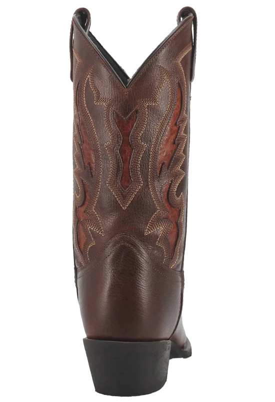 Laredo Men's Silas Chocolate Leather Western Boots 68469 - Image 4