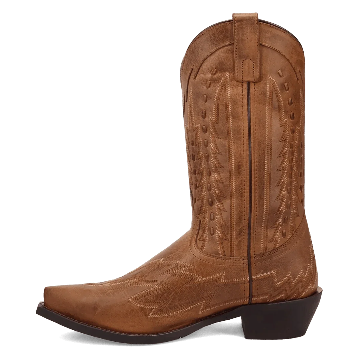 Laredo Men's Tan Silverdale Snip Toe Western Boot 70017 - Image 3