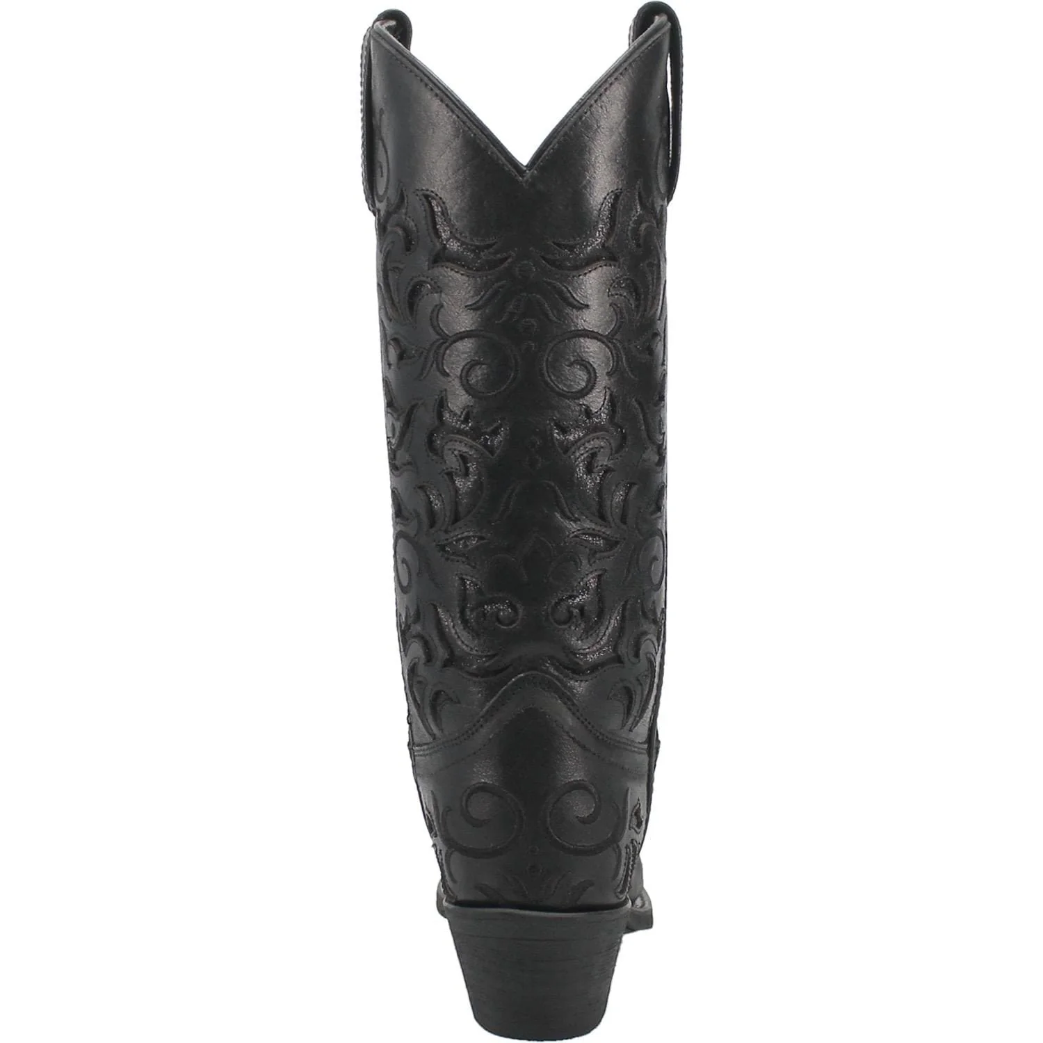Laredo Women's Night Sky Black Leather Cowgirl Boots 52450 - Image 4