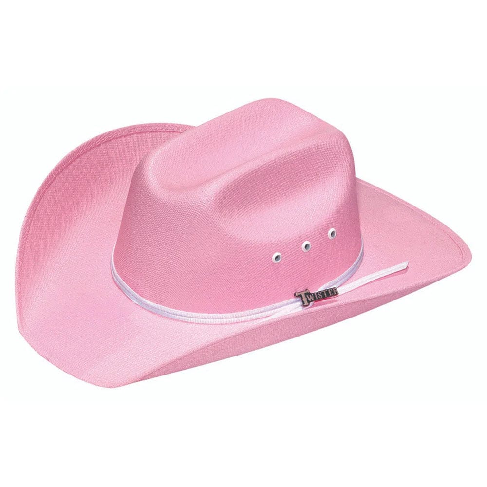 M&F Western Twister Infant Girls Pink Straw Western Hat T7102030
