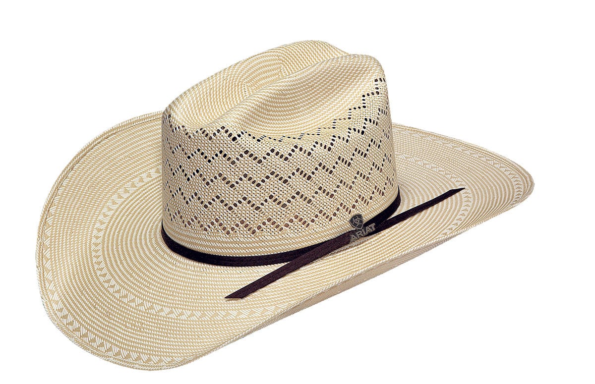 M&F Western Men's Ariat 20X Double S Straw Cowboy Hat A73122 - Image 2