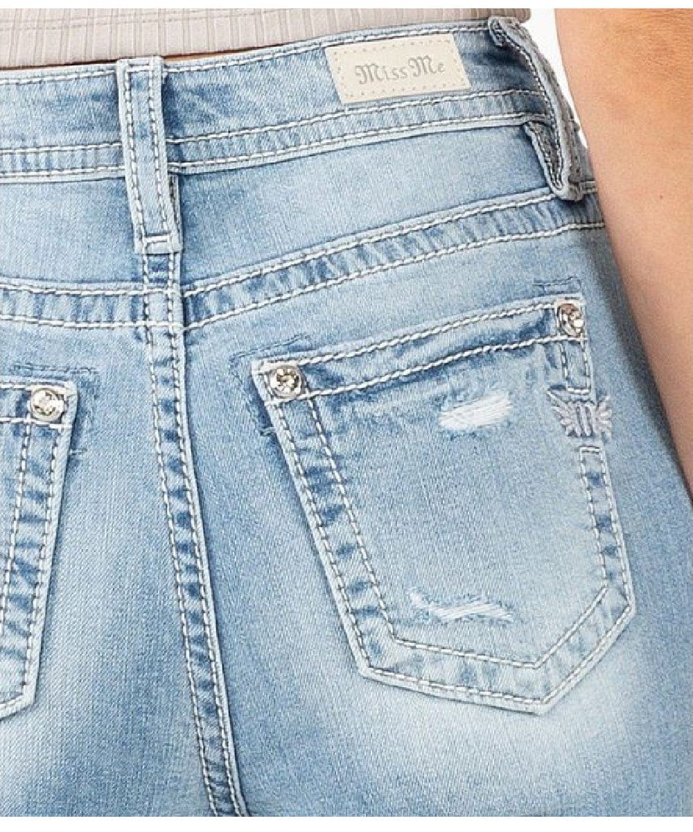 Miss Me Women's Mid Rise Shorts M3636H47 - Image 3
