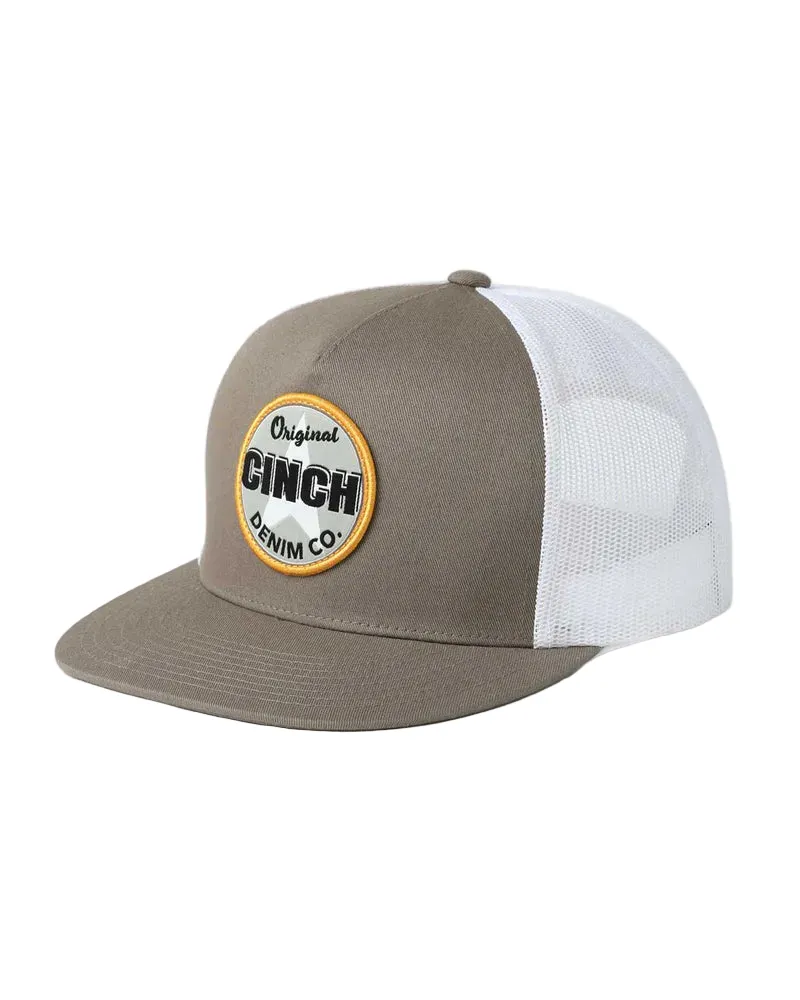Cinch Tan Flexfit High Profile Trucker Cap MCC0600613