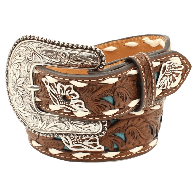 Nocona Girls Floral Embossed Belt N4439408
