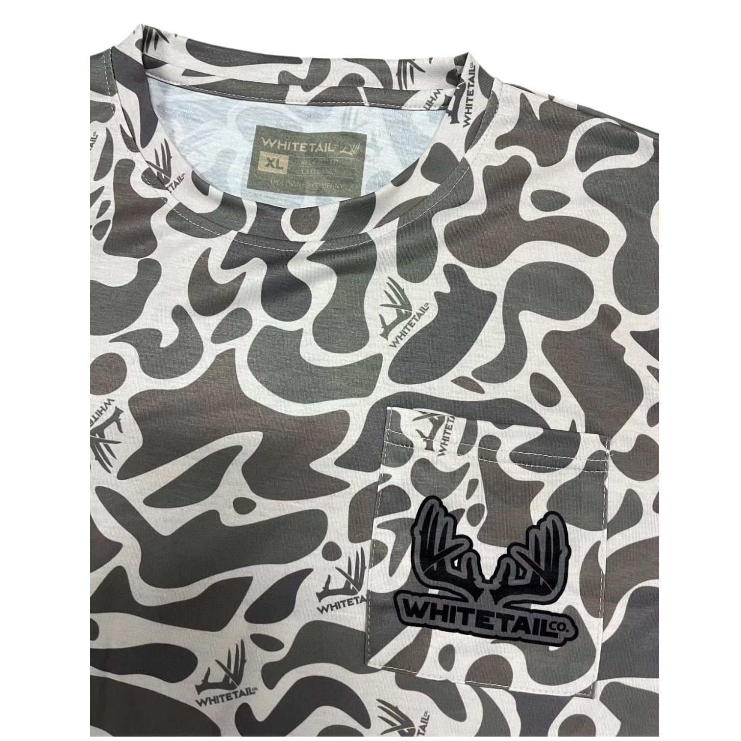 Whitetail Co. Old Camo Faded Pocket Tee - Image 4