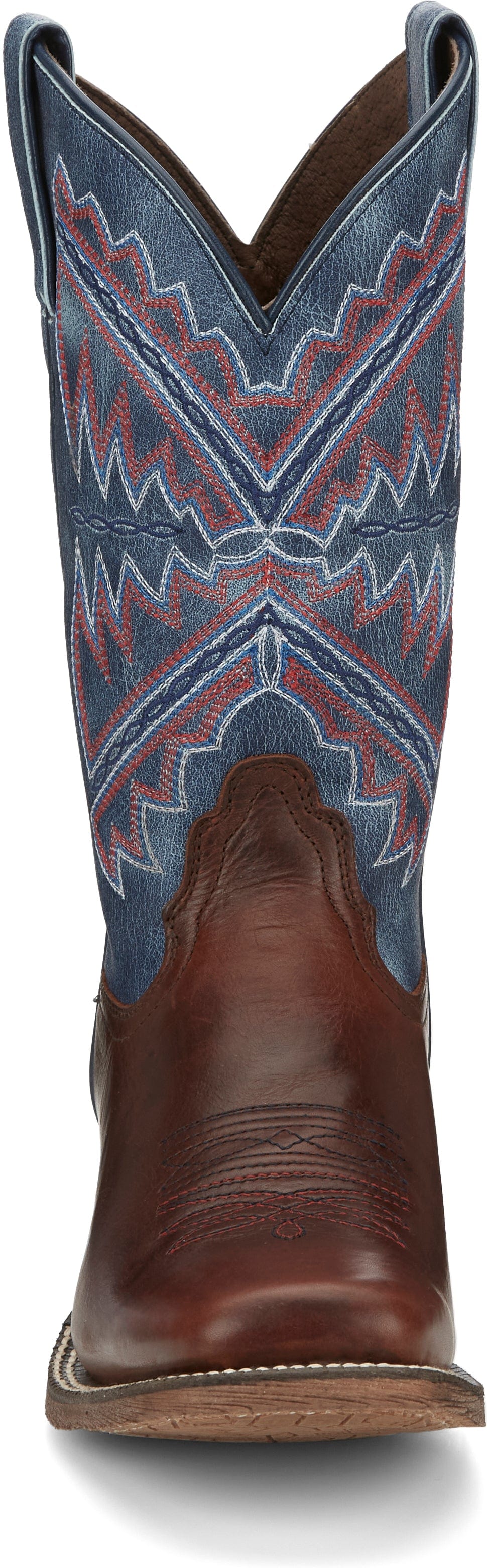 Nocona Women's Hero Naida Blue Square Toe Western Boots NL5417 - Image 7