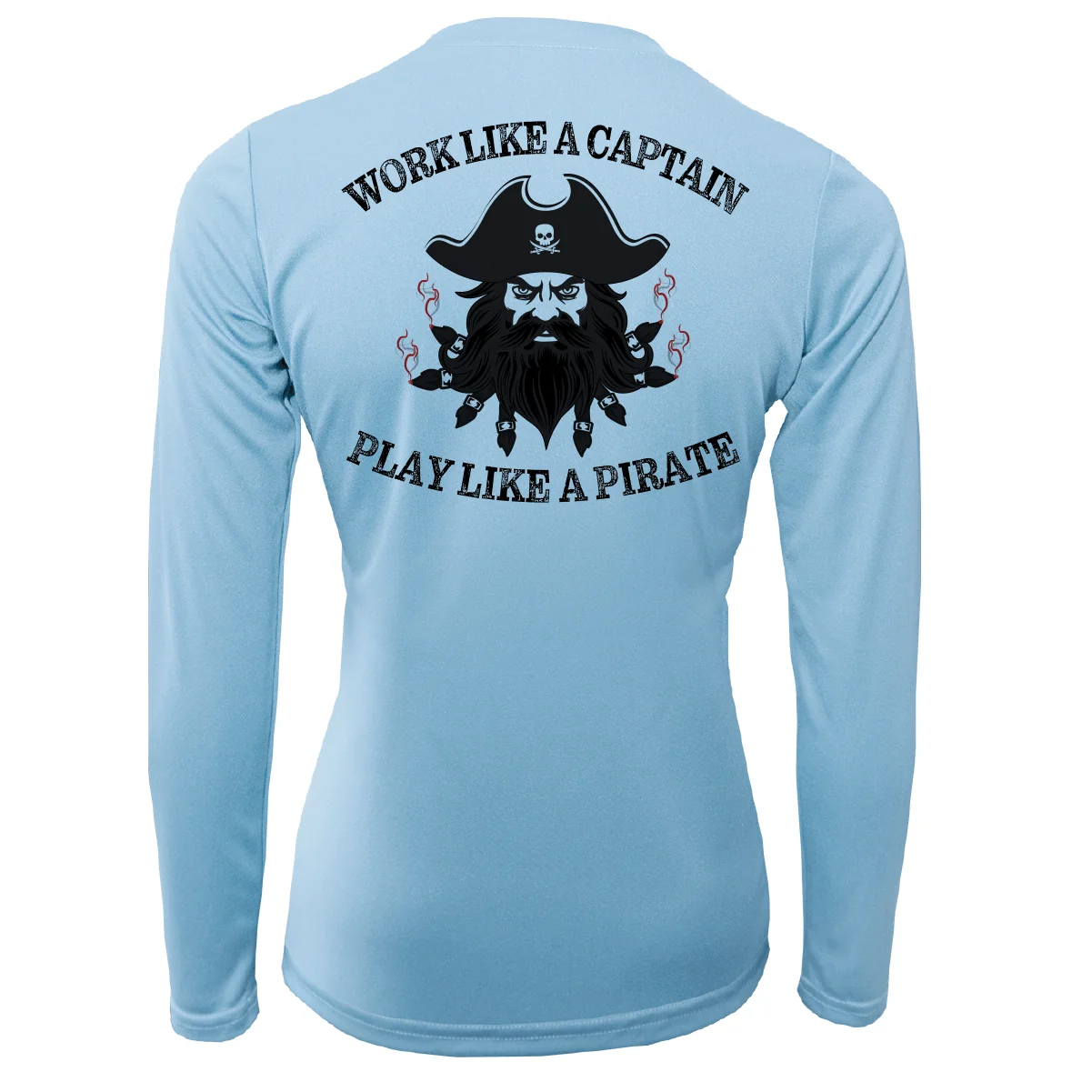 North Carolina Blackbeard Women's Long Sleeve UPF 50+ Dry-Fit Shirt - Image 7