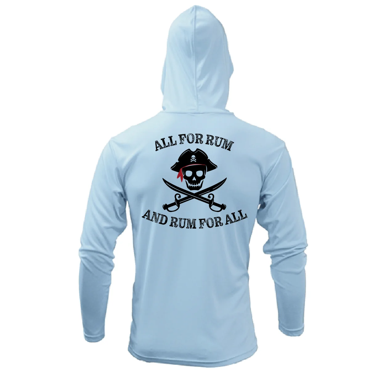 Pensacola, FL "All for Rum and Rum for All" Long Sleeve UPF 50+ Dry-Fit Hoodie - Image 8