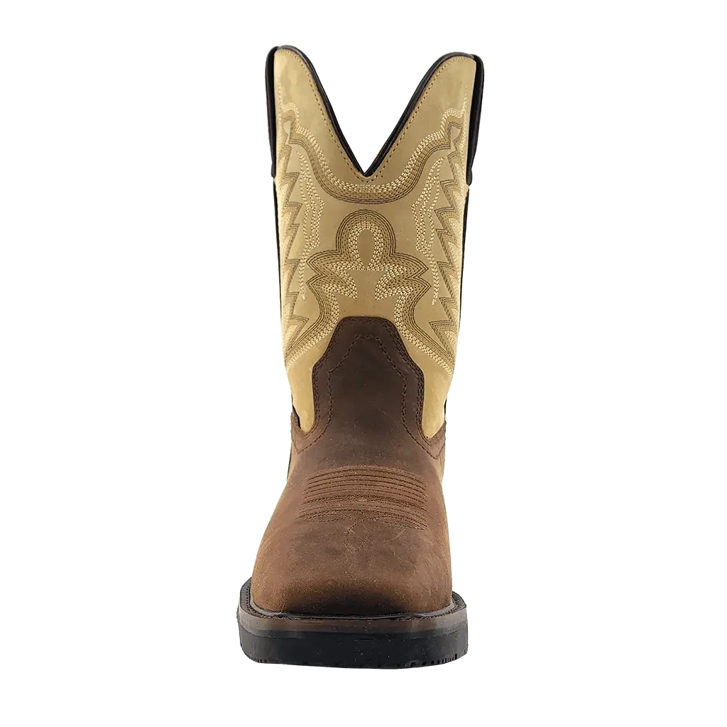 R. Watson Men’s Walnut Cowhide Wide Square Work Boot RW1803 - Image 3