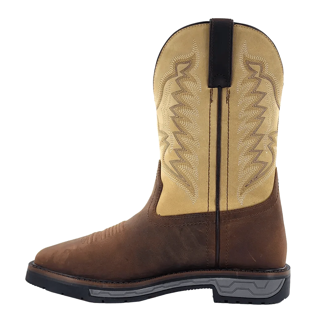 R. Watson Men’s Walnut Cowhide Wide Square Work Boot RW1803 - Image 4