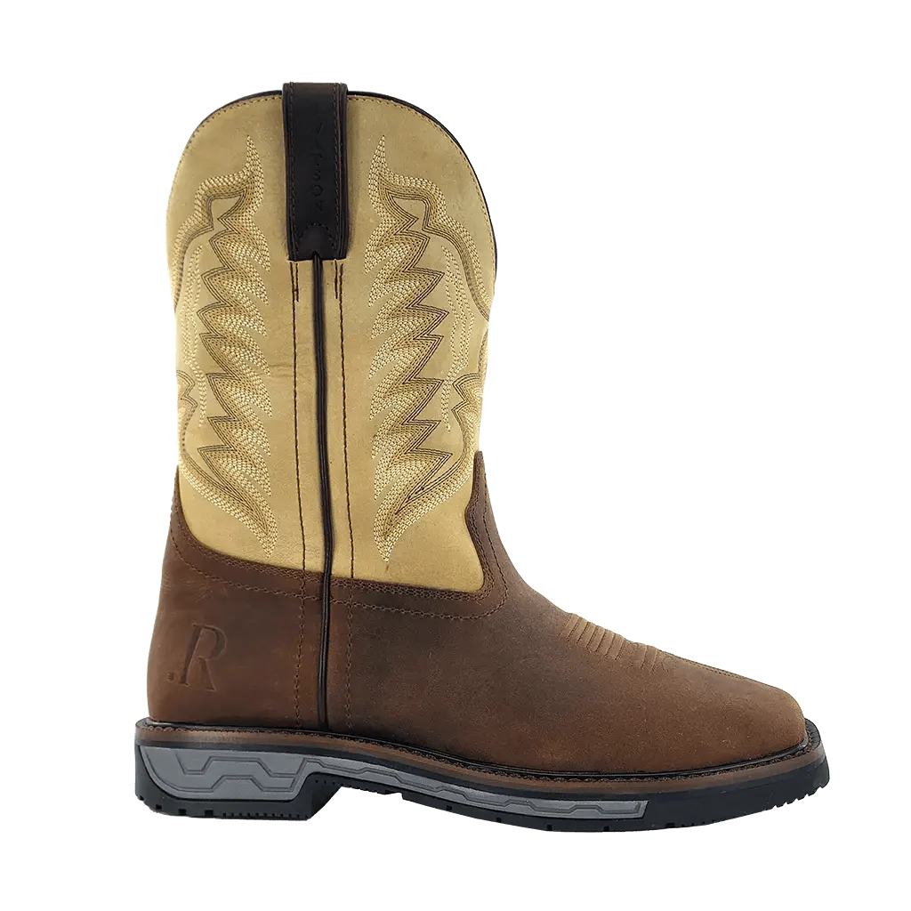 R. Watson Men’s Walnut Cowhide Wide Square Work Boot RW1803 - Image 5