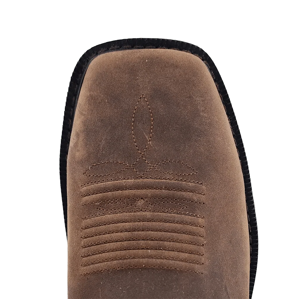 R. Watson Men’s Walnut Cowhide Wide Square Work Boot RW1803 - Image 6