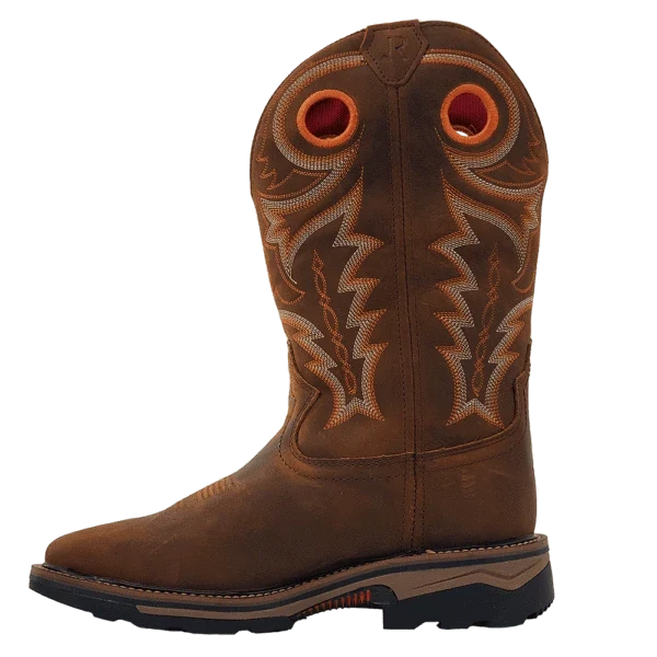 R Watson Men's 12" Hazel Bay Cowhide Western Work Boots RW1010 - Image 4