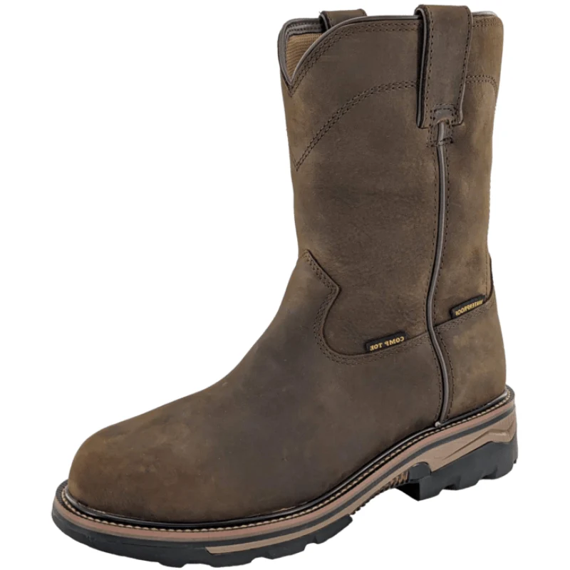 R. Watson Men's Dark Earth Waterproof Composite Toe Work Boots RW1022-CTWP - Image 2