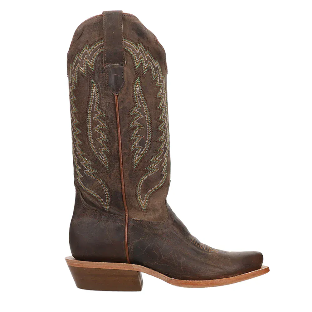 R Watson Women's Mad Brown Embroidered Western Boots WRL0001-1 - Image 2