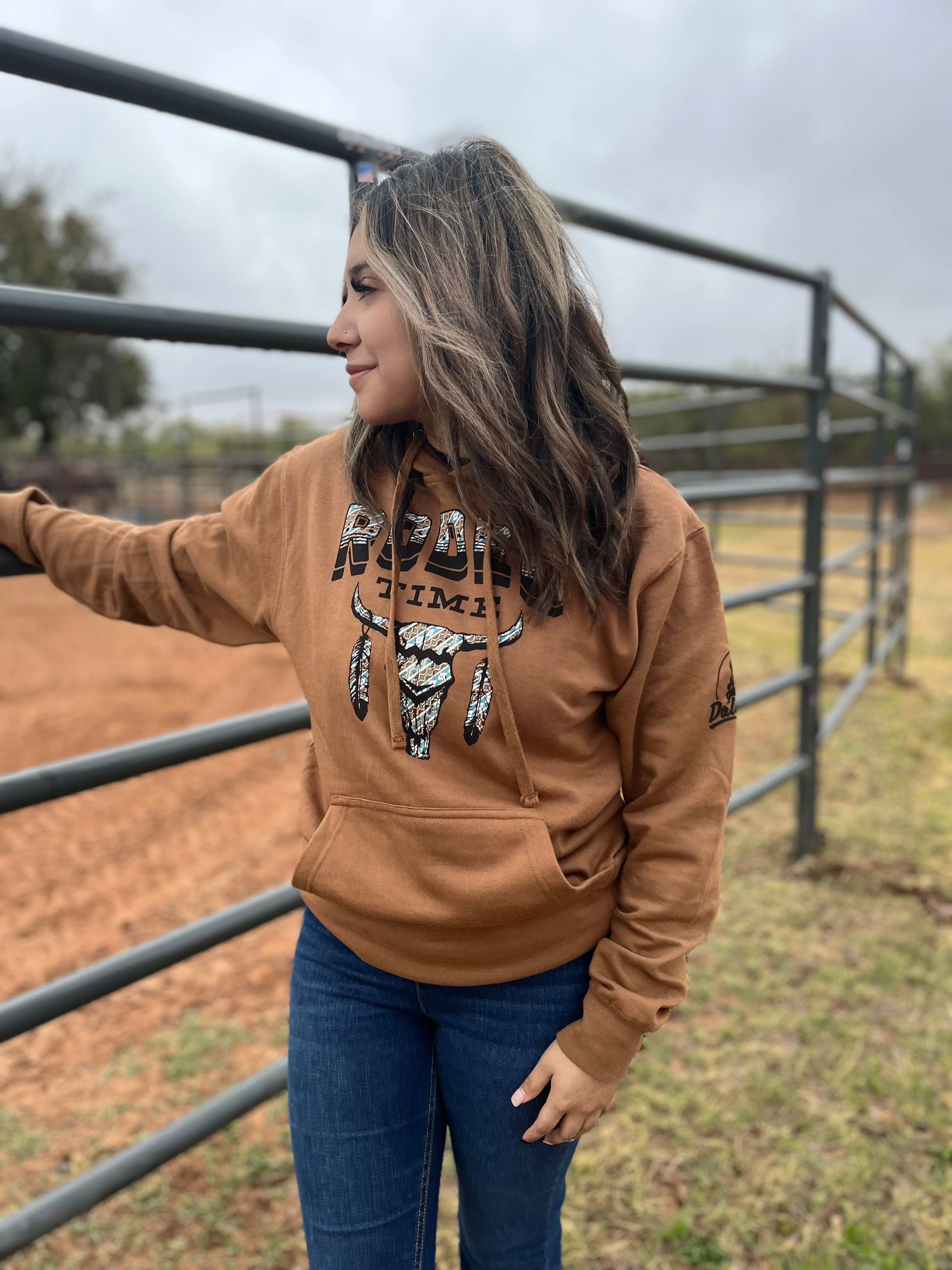 Rodeo Time Tribal Hoodie - Image 2