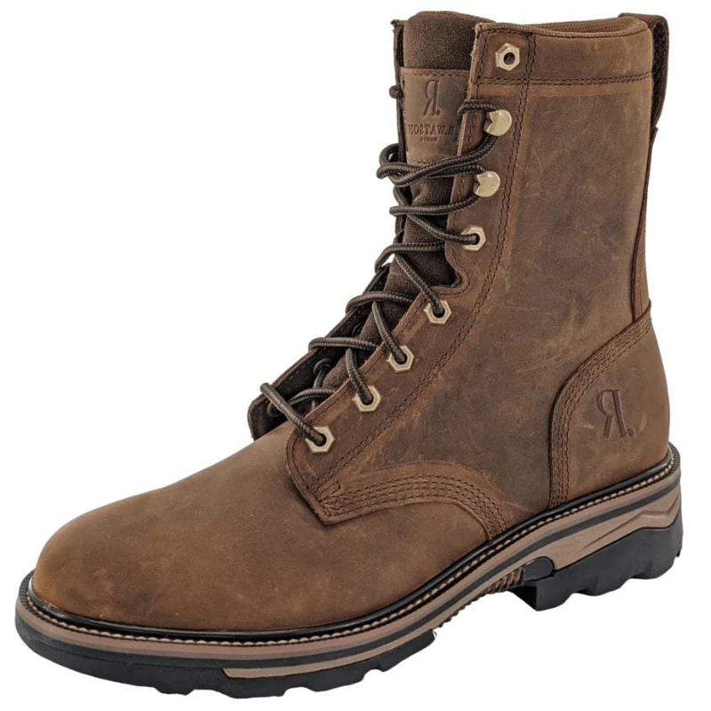 R. Watson Men's Peanut Lace Up Waterproof Work Boots RW1020-WP - Image 2