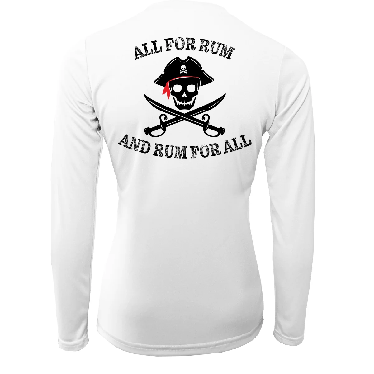 Saltwater Born "All for Rum and Rum for All" Women's Long Sleeve UPF 50+ Dry-Fit Shirt - Image 5