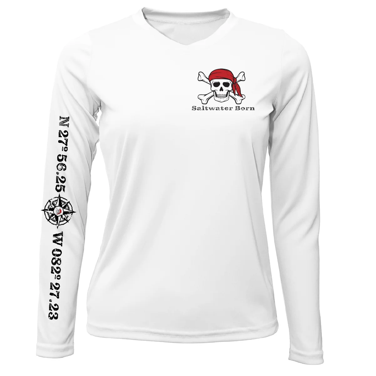 Saltwater Born "All for Rum and Rum for All" Women's Long Sleeve UPF 50+ Dry-Fit Shirt - Image 6