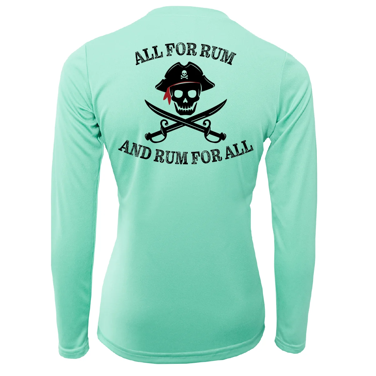 Saltwater Born "All for Rum and Rum for All" Women's Long Sleeve UPF 50+ Dry-Fit Shirt - Image 7