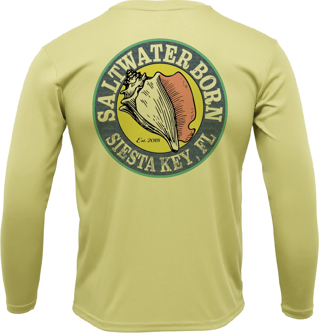 Siesta Key, FL Florida Flag Long Sleeve UPF 50+ Dry-Fit Shirt - Image 6