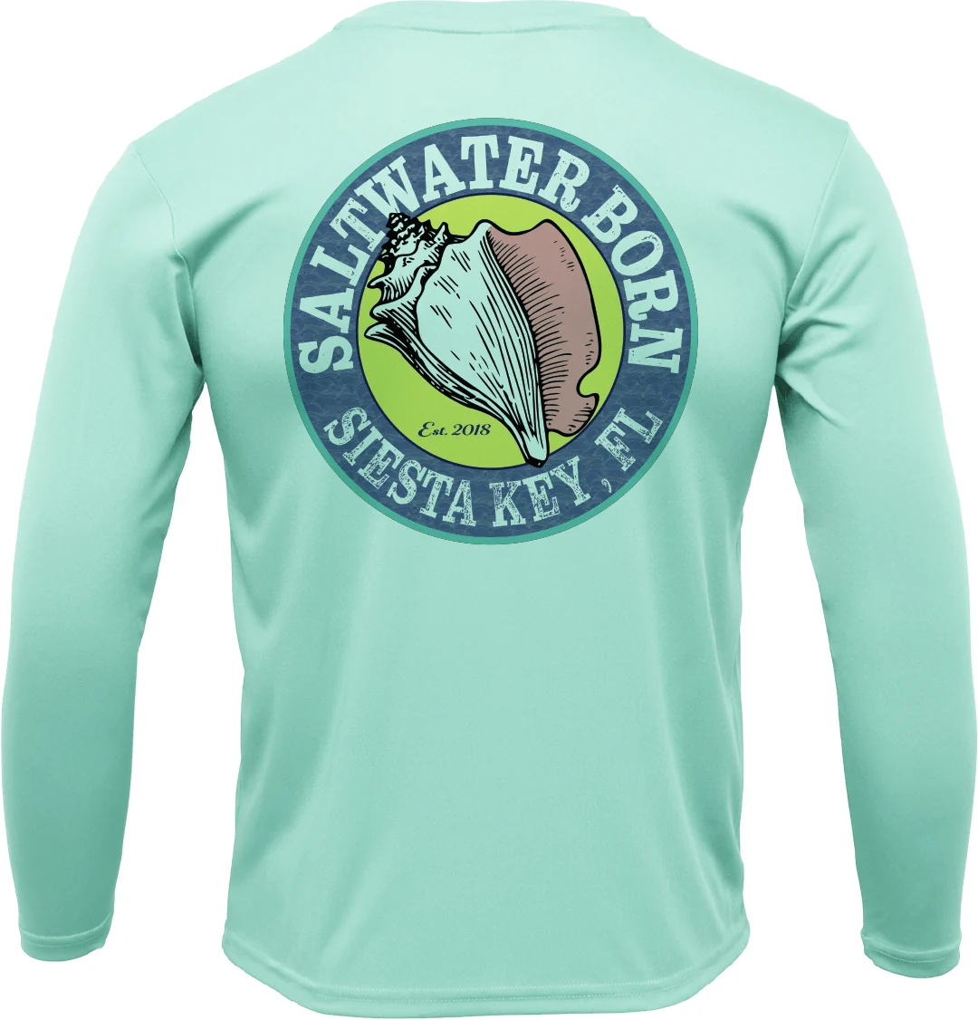 Siesta Key, FL Hogfish Diver Long Sleeve UPF 50+ Dry-Fit Shirt - Image 10