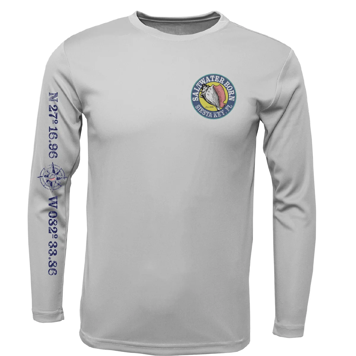 Siesta Key, FL Redfish Long Sleeve UPF 50+ Dry-Fit Shirt - Image 6